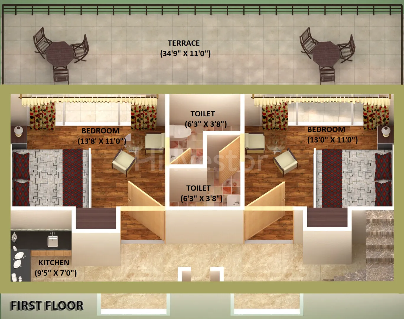 1,985 sq. ft. 4 BHK Villa in Indus Valley, Dhanachuli, Mukteshwar